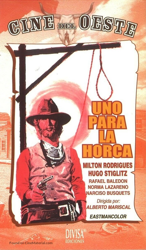 Uno para la horca - Spanish VHS movie cover