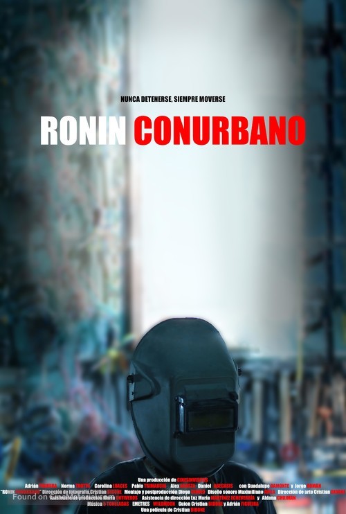 Ronin Conurbano - Argentinian Movie Poster