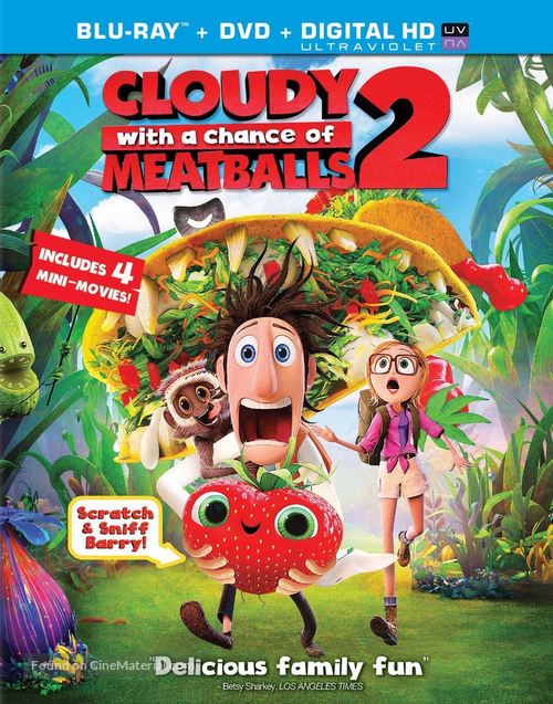 Cloudy with a Chance of Meatballs 2 - Blu-Ray movie cover