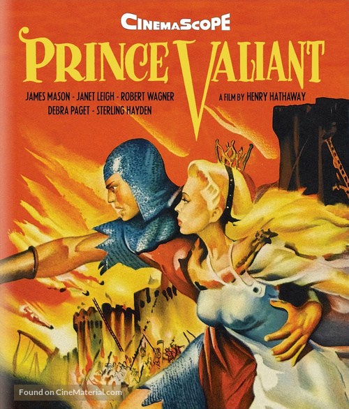 Prince Valiant - British Blu-Ray movie cover