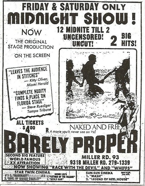 Barely Proper - poster