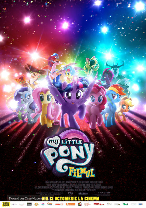 My Little Pony : The Movie - Romanian Movie Poster