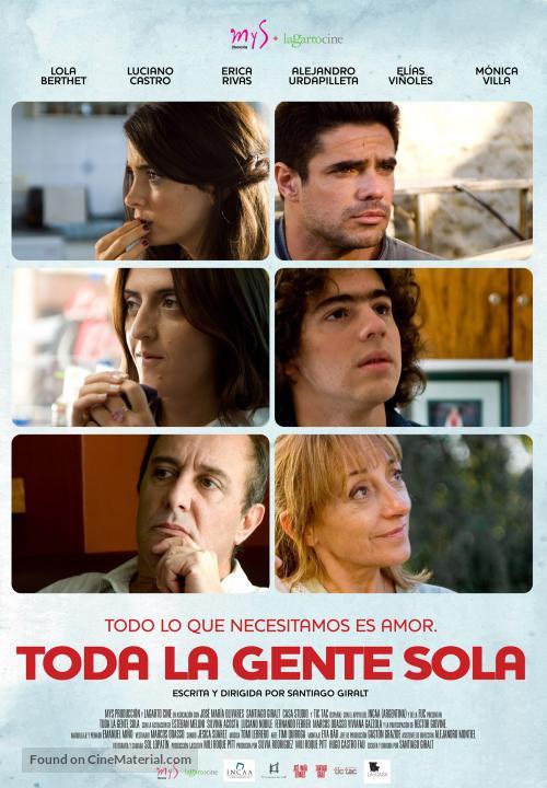 Toda la gente sola - Argentinian Movie Poster