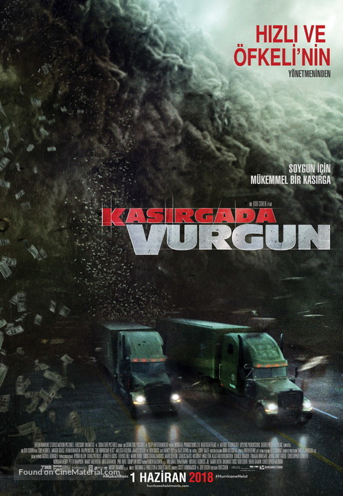 The Hurricane Heist - Turkish Movie Poster