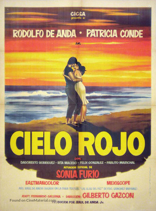 Cielo rojo - Mexican Movie Poster