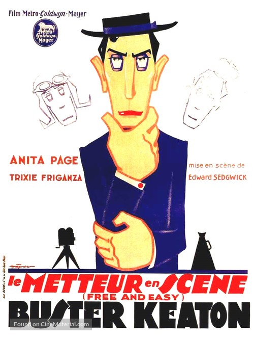 Free and Easy - French Movie Poster
