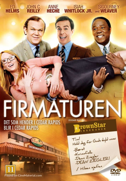 Cedar Rapids - Norwegian DVD movie cover