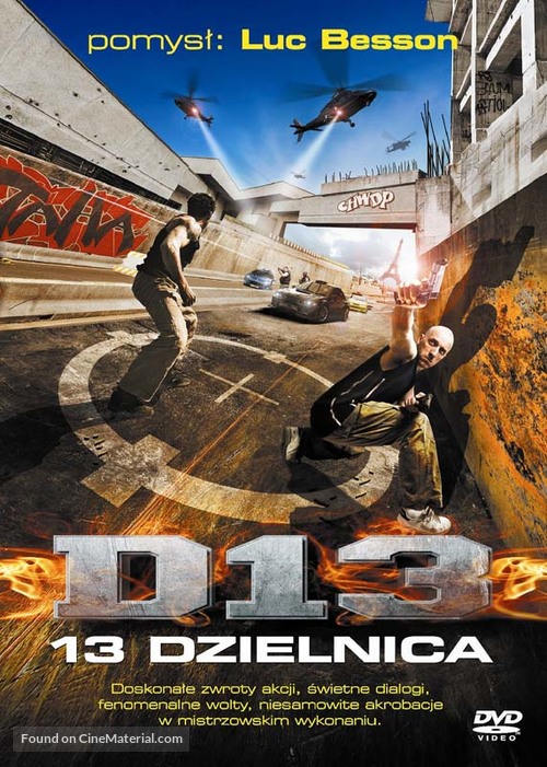 Banlieue 13 - Polish DVD movie cover