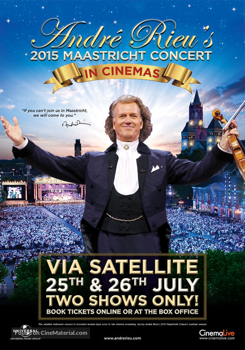 Andr&eacute; Rieu&#039;s 2015 Maastricht Concert - British Movie Poster