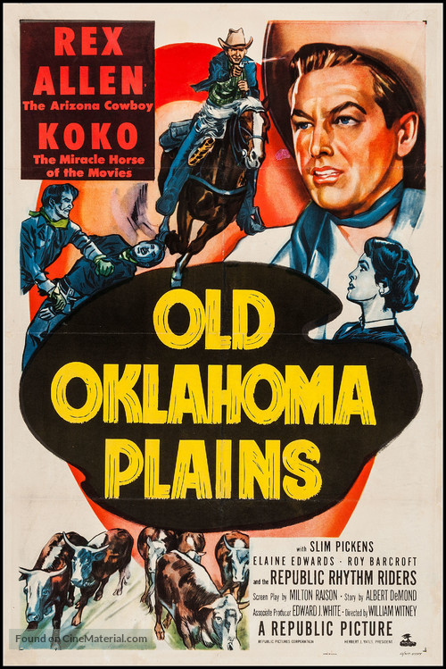 Old Oklahoma Plains - Movie Poster