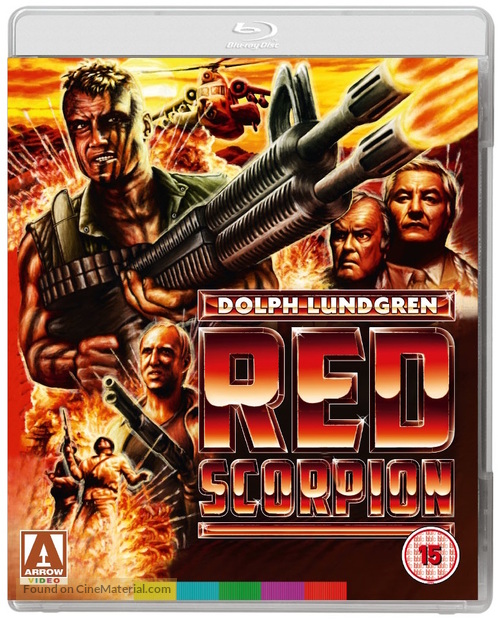 Red Scorpion - British Blu-Ray movie cover