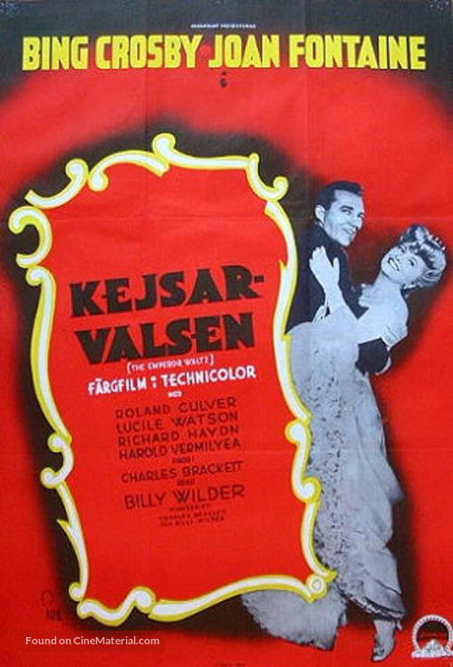 The Emperor Waltz - Swedish Movie Poster