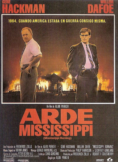 Mississippi Burning - Spanish Movie Poster