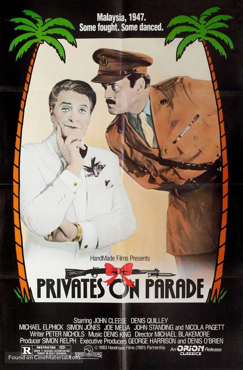 Privates on Parade - Movie Poster