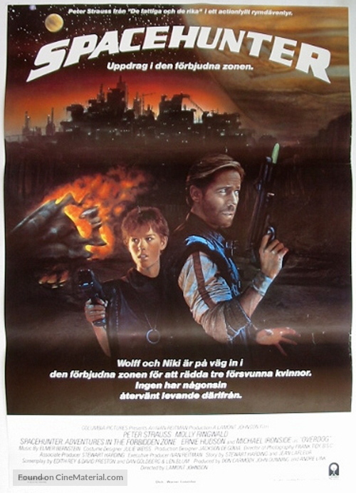 Spacehunter: Adventures in the Forbidden Zone - Swedish Movie Poster