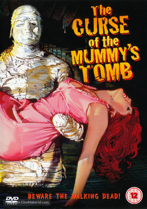 The Curse of the Mummy&#039;s Tomb - British DVD movie cover