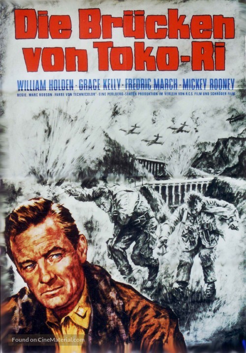 The Bridges at Toko-Ri - German Movie Poster