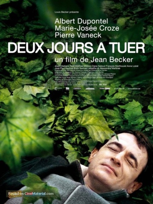 Deux jours &agrave; tuer - French Movie Poster