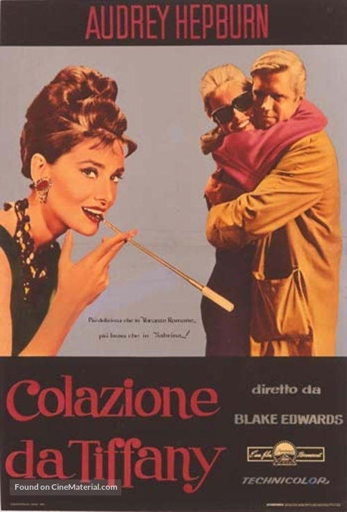 Breakfast at Tiffany&#039;s - Italian Movie Poster