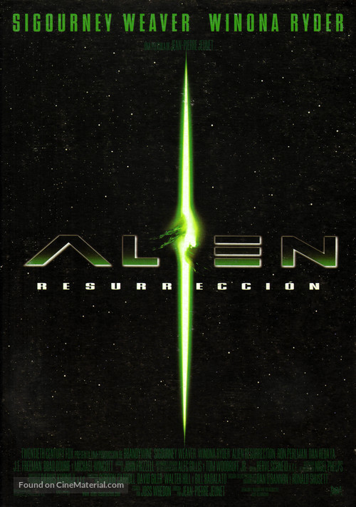 Alien: Resurrection - Spanish Movie Poster