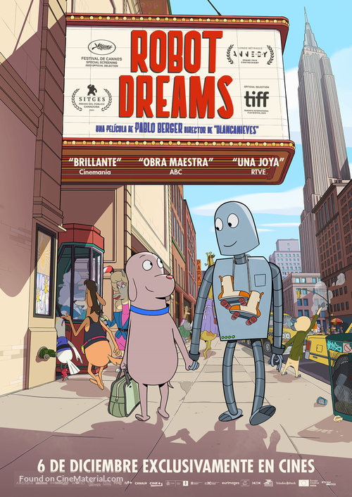 Robot Dreams - Spanish Movie Poster