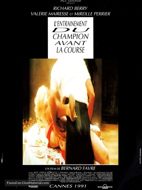 L&#039;entra&icirc;nement du champion avant la course - French Movie Poster