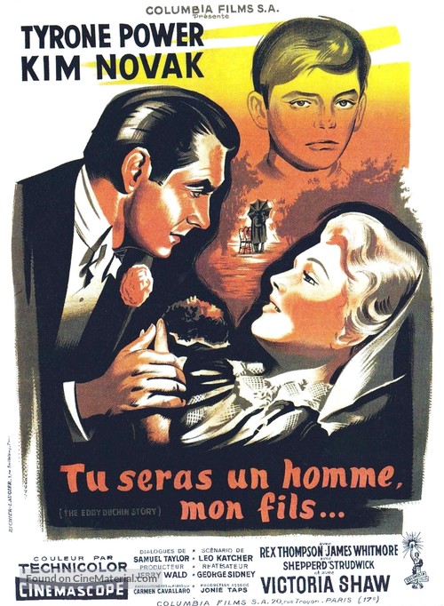 The Eddy Duchin Story - French Movie Poster