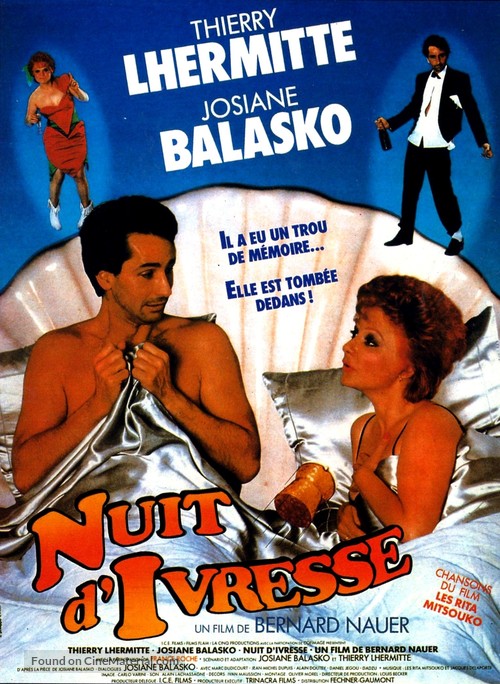 Nuit d&#039;ivresse - French Movie Poster