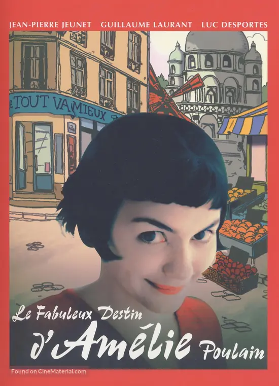 Le fabuleux destin d'Amélie Poulain (2001) French movie pos...