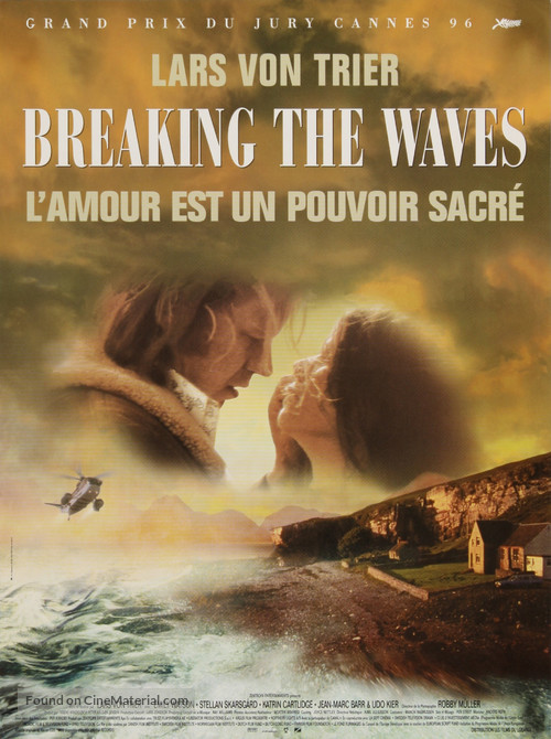 Breaking the Waves - French Movie Poster