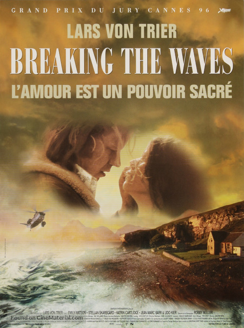 Breaking the Waves - French Movie Poster
