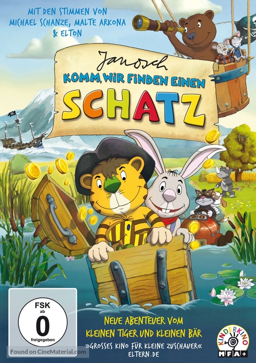 Komm, wir finden einen Schatz - German DVD movie cover