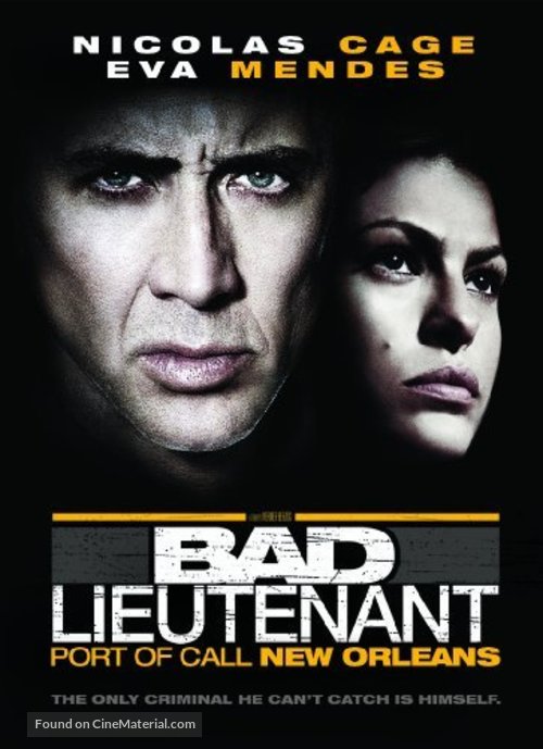 The Bad Lieutenant: Port of Call - New Orleans - DVD movie cover