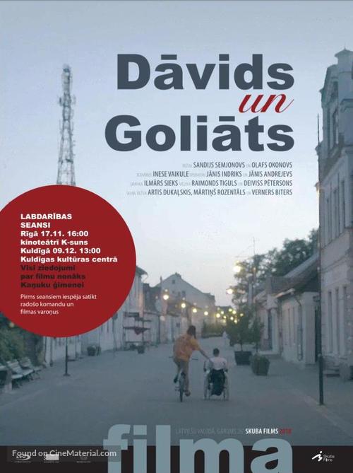 Davids un Goliats - Latvian Movie Poster