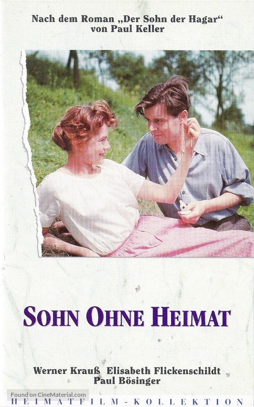 Sohn ohne Heimat - German VHS movie cover