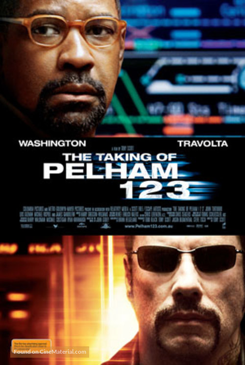 The Taking of Pelham 1 2 3 - Australian Movie Poster