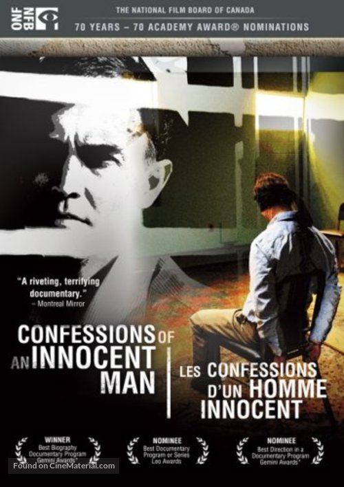 Confessions of an Innocent Man - Canadian DVD movie cover