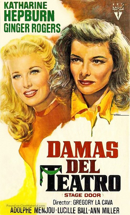 Stage Door - Spanish Movie Poster