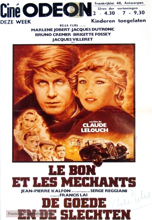 Bon et les m&egrave;chants, Le - Belgian Movie Poster