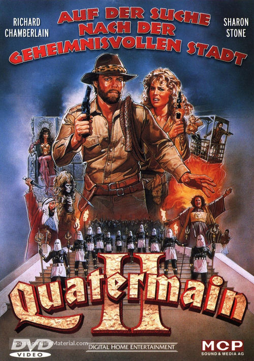 Allan Quatermain and the Lost City of Gold - German DVD movie cover