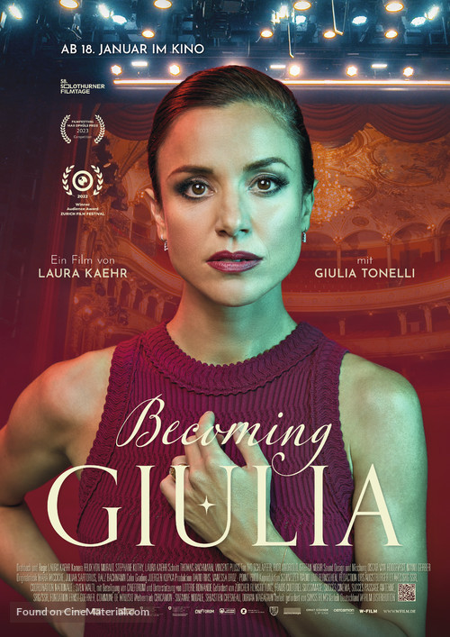 Becoming Giulia - German Movie Poster