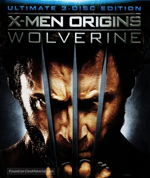 X-Men Origins: Wolverine - Blu-Ray movie cover