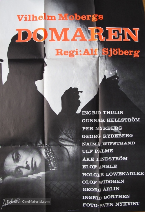 Domaren - Swedish Movie Poster