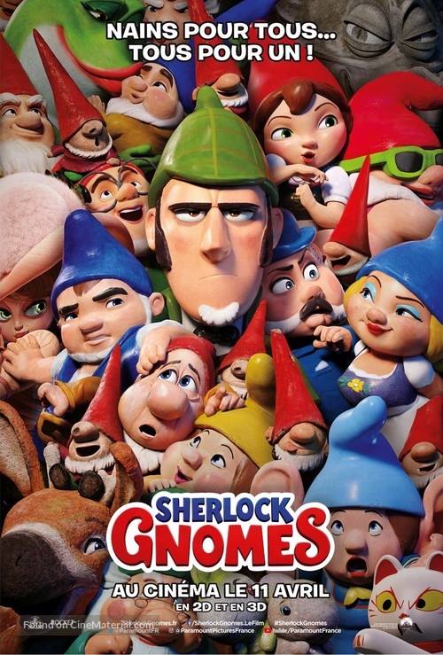 Sherlock Gnomes - French Movie Poster