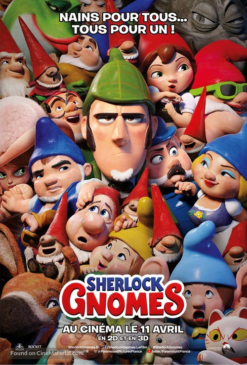 Sherlock Gnomes - French Movie Poster
