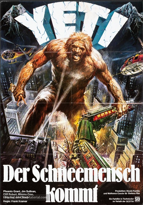Yeti - il gigante del 20. secolo - German Movie Poster