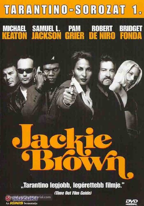Jackie Brown - Hungarian DVD movie cover