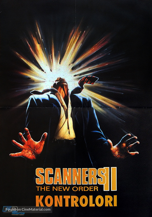 Scanners II: The New Order - Yugoslav Movie Poster