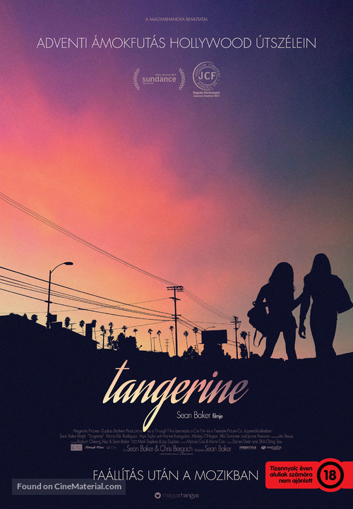 Tangerine - Hungarian Movie Poster