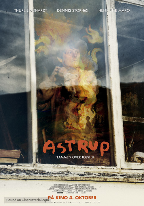 ASTRUP - Flammen over J&oslash;lster - Danish Movie Poster